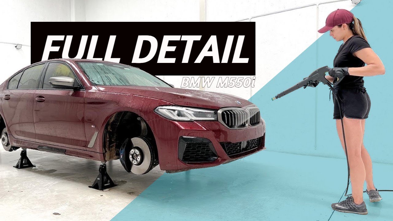 BMW M550i Exterior, Interior & Engine Bay Detail - Auto Detailing
