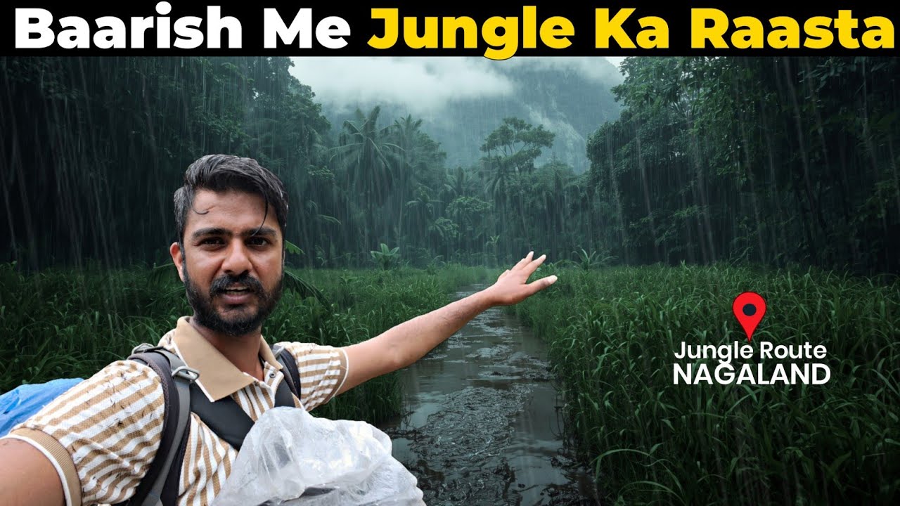 Unexpected Rain in the Jungle | Alone & Soaked | Vlogger Veera