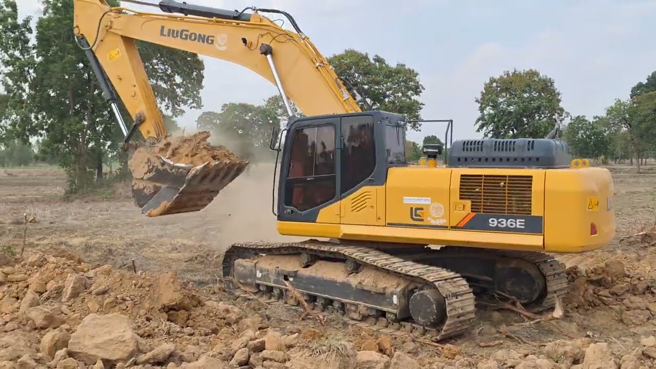 รีวิวรถขุดใหญ่ LIUGONG 936E บุ้งกี๋สวยเร็วจัดปลัดบอก excavator
