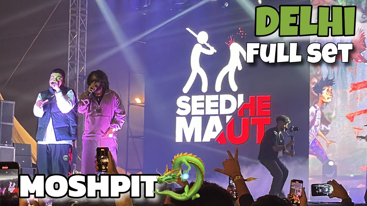 SEEDHE MAUT ⚔️🐉 Greatest Show Ever | DILLI 🔥 CROWD CRAZY | Concert VLOG
