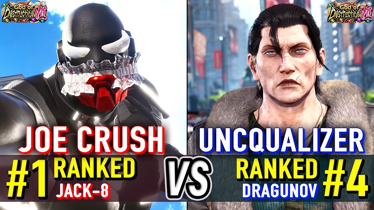 T8 🔥 JOE CRUSH (#1 Ranked Jack-8) vs UNCQUALIZER (#4 Ranked Dragunov) 🔥 Tekken 8 High Level Gameplay