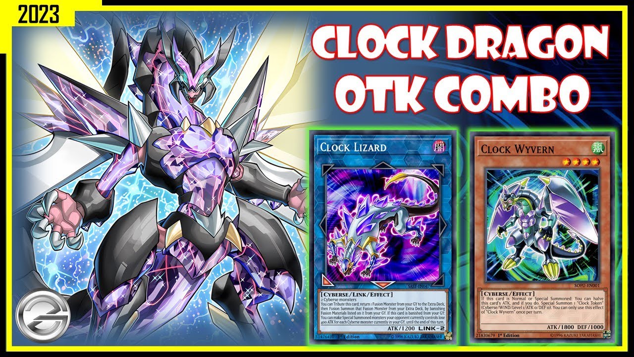 CLOCK DRAGON DECK OTK COMBO GAMEPLAY DECEMBER 2023 | YUGIOH DUEL LINKS