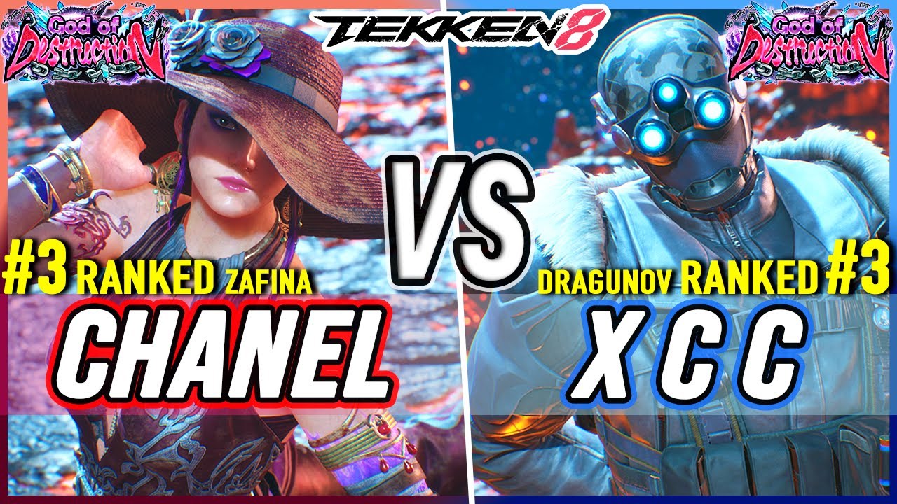 T8 🔥 Chanel (#3 Ranked Zafina) vs X C C (#3 Ranked Dragunov) 🔥 Tekken 8 High Level Gameplay