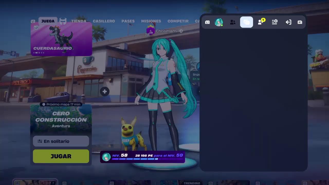 jugando Fornite
