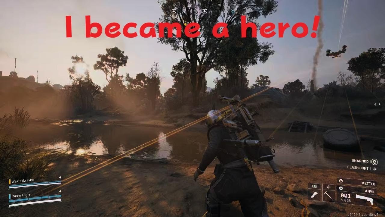 I became a hero..