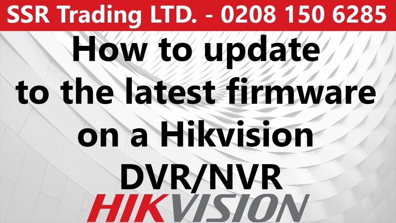Как обновить прошивку на CCTV DVR / NVR Hikvision Простое руководство по обновлению USB-регистрат...
