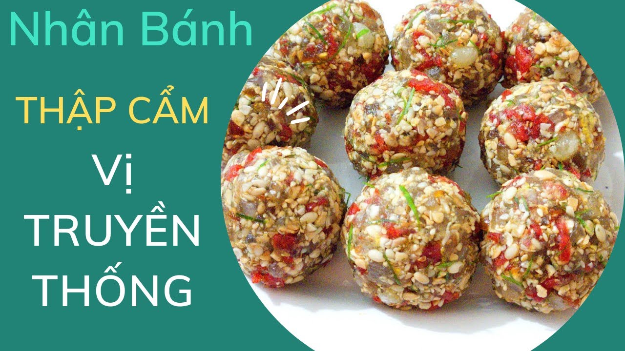 Cách làm nhân bánh trung thu thập cẩm vị truyền thống ít ngọt _ BGC family