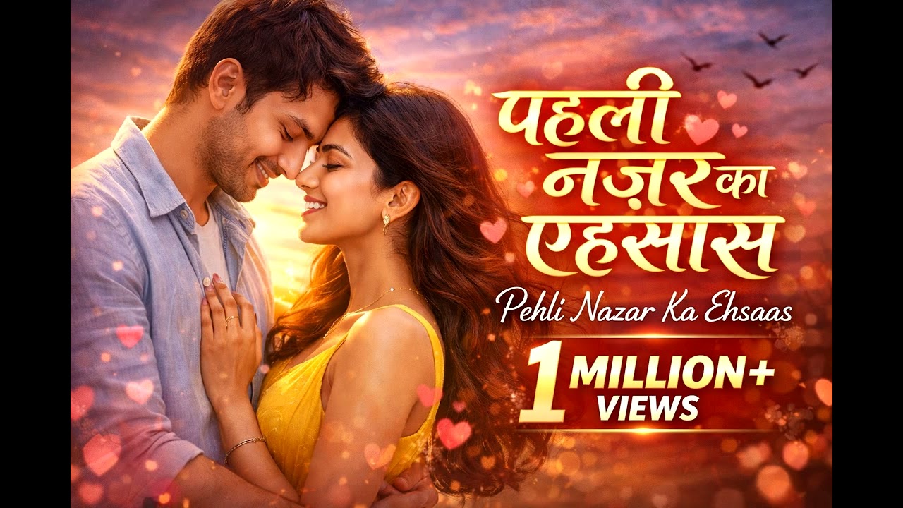 नज़रें मिलीं तो धड़कन बढ़ी है ❤️ | New Hindi Romantic Song 2026 | Pehli Mohabbat | Hind Bollywood