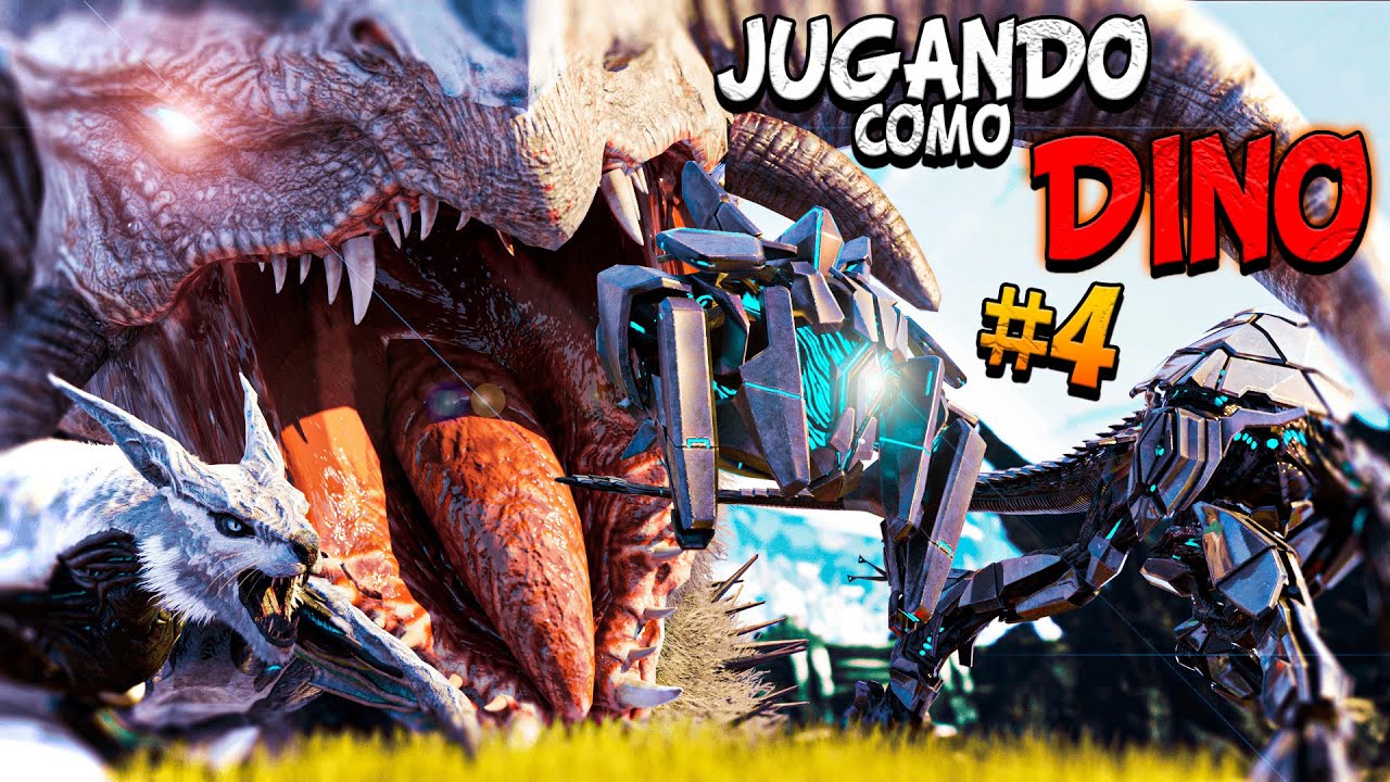 SOMOS lo que EXTINGUIMOS!! 💀 ARK: Extinction | Jugando como Dino - Play As Dino #4