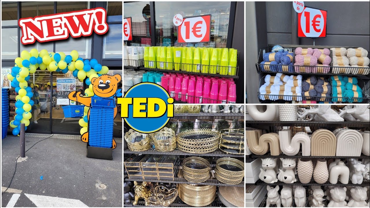 🎉🎈TEDI NOUVEAU MAGASIN😱PETIT PRIX 1€.. 07.11.23 #arrivagestedi #tedi #lempde #magasintedi #clermont