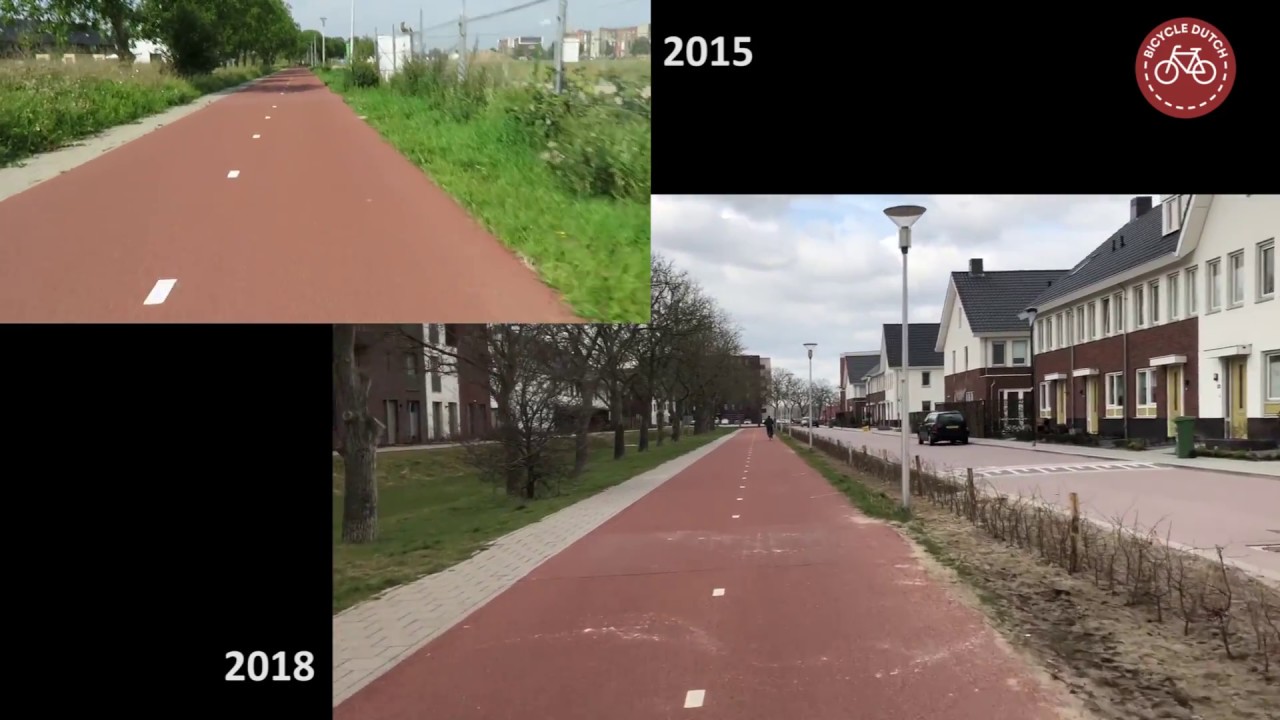 RijnWaalpad before and after