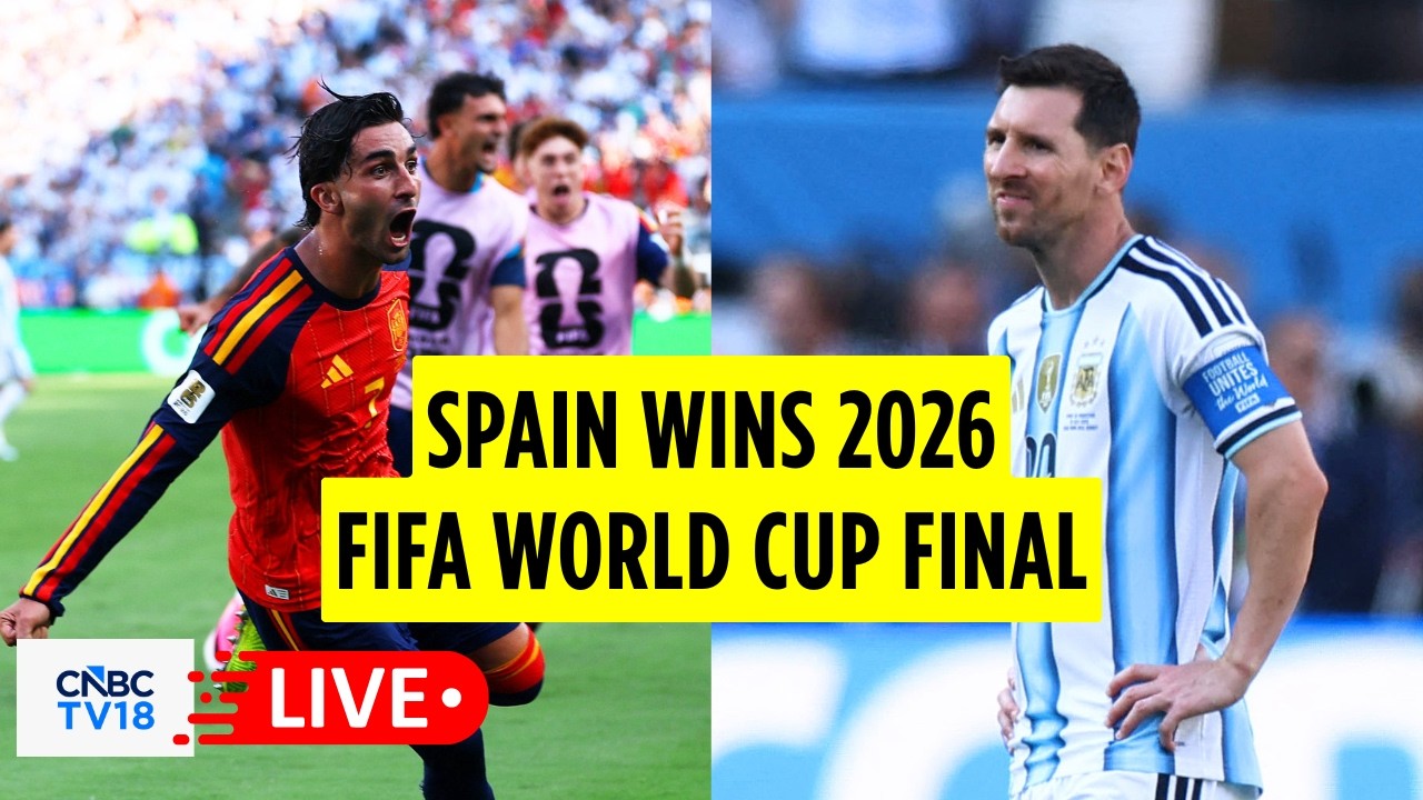 🔴FIFA World Cup Final LIVE: Argentina vs Spain World Cup Final Match | Messi vs Yamal | Trump | N18G