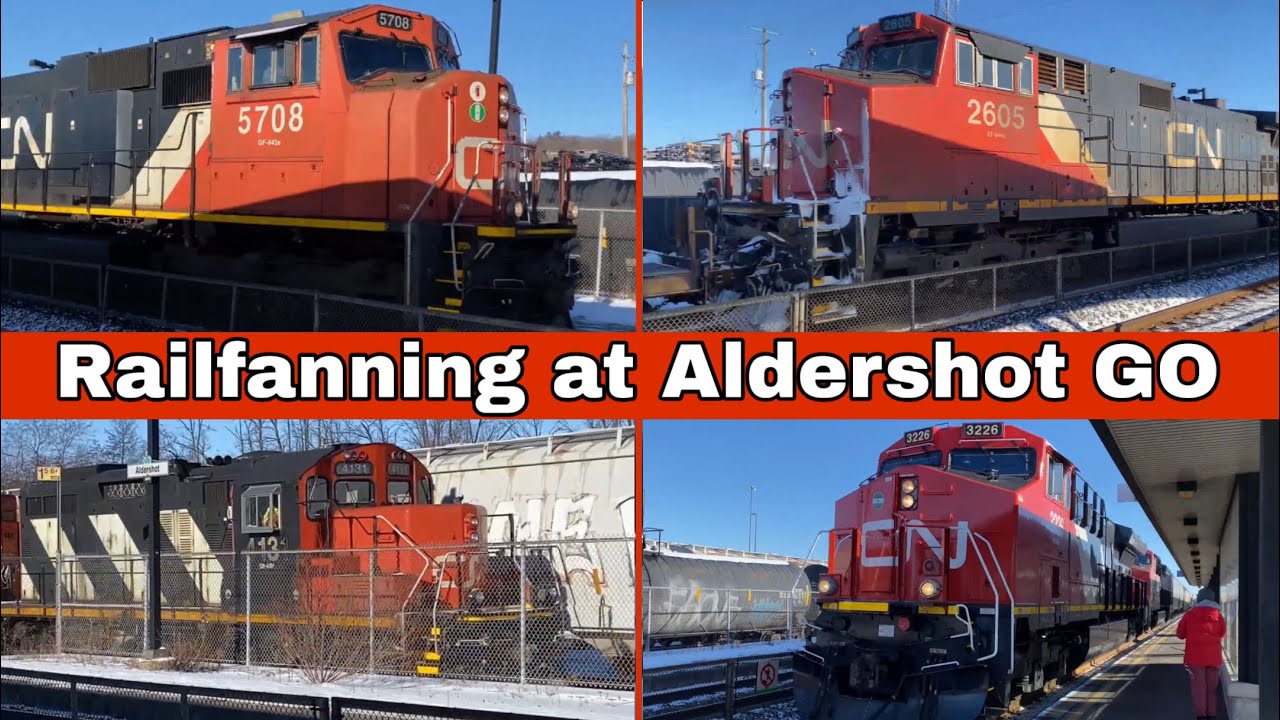 Railfanning at Aldershot GO ( Classic power, GEVOS, and more! )