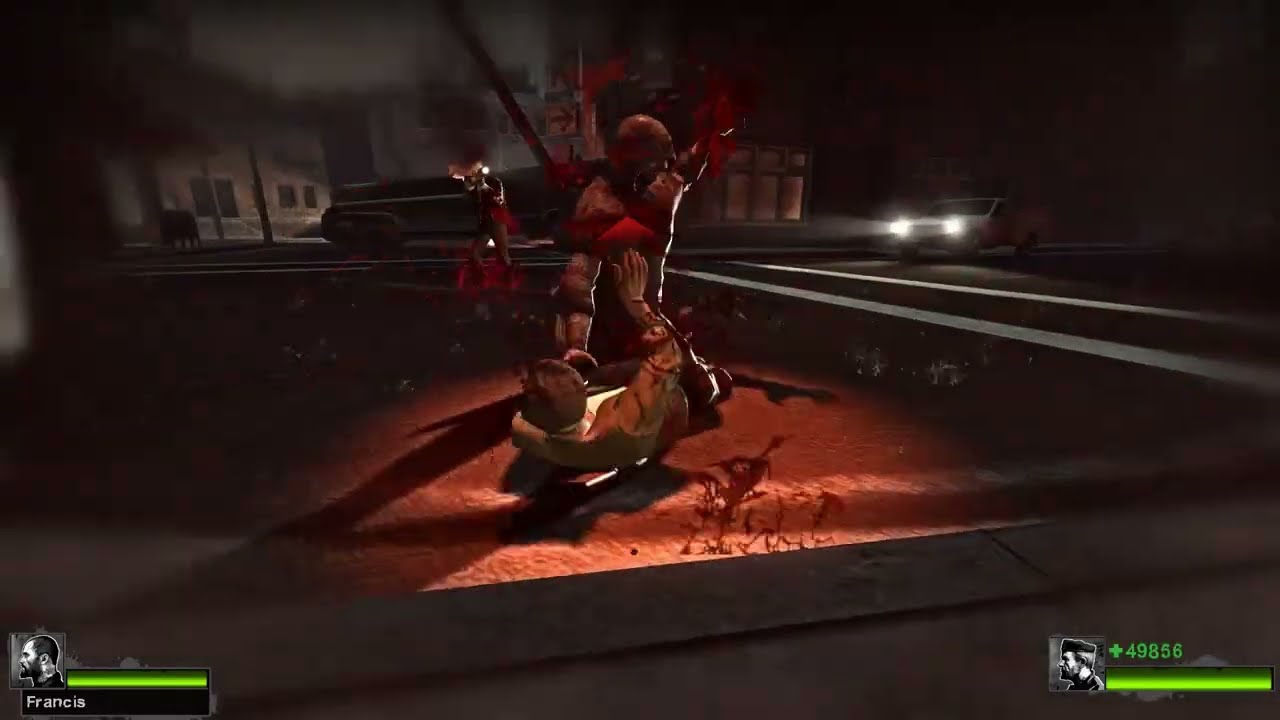 Left 4 Dead 2: Improved Hunter AI (hunter's roll/backflip)