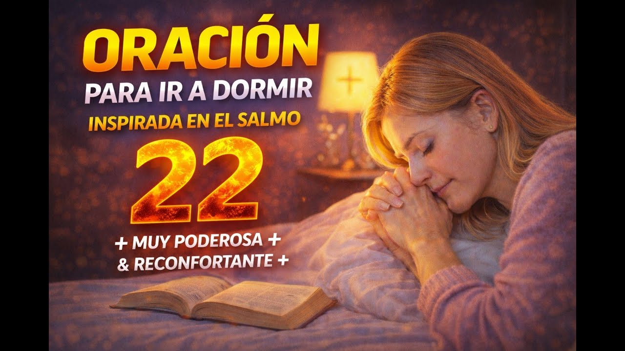 DUERME EN PAZ BAJO LA PROTECCIÓN DE DIOS | Oración Nocturna Salmo 22