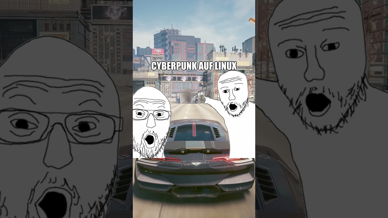 Cyberpunk auf Linux???  #linux #cyberpunk2077