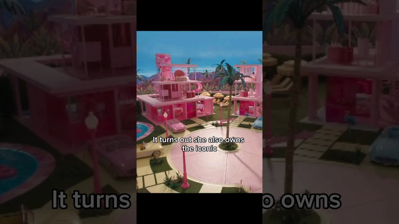 Barbie Owns the Pink Modified Chevrolet Corvette C1 Car