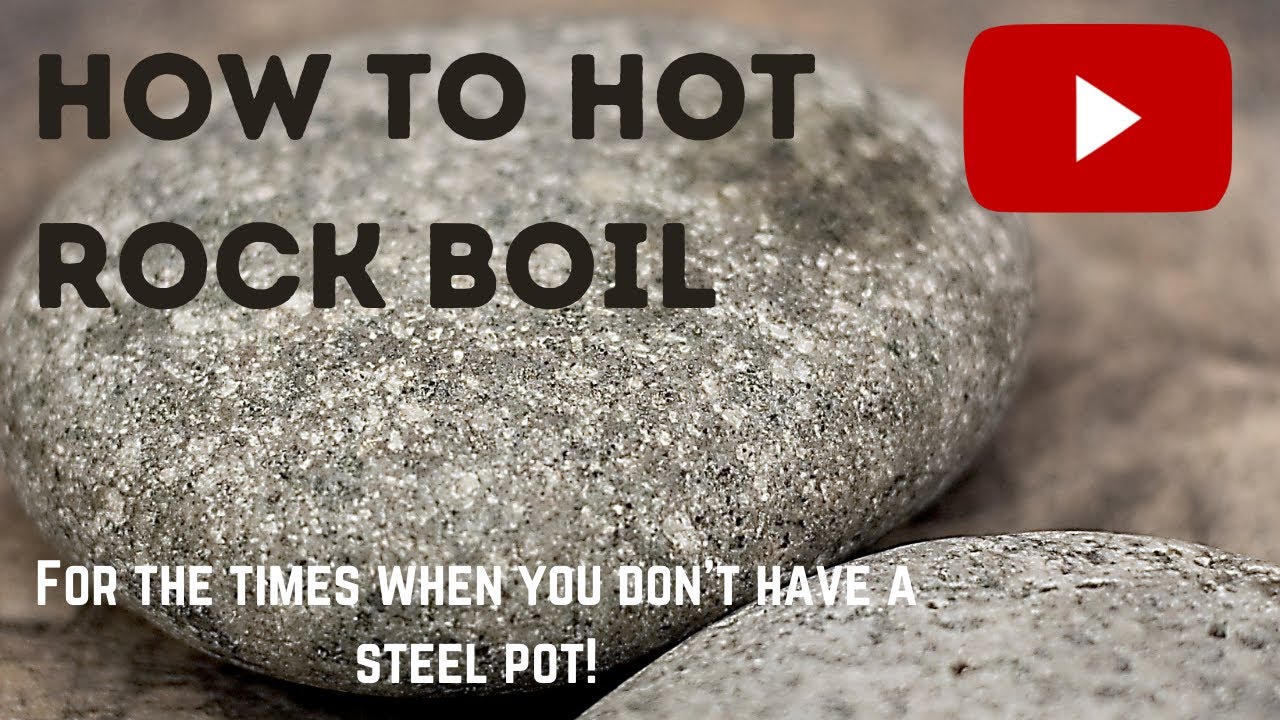 HOT ROCK BOIL | Safe Water Purification #survival #primitiveskills #watersafety