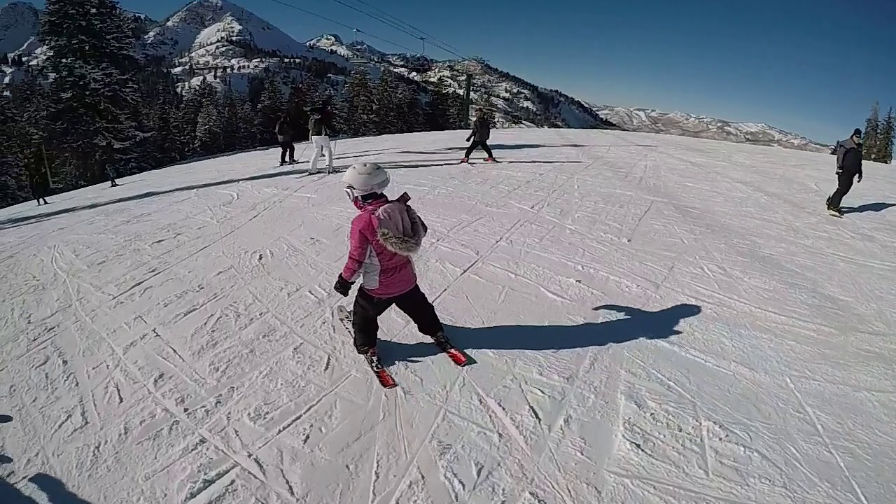 Brighton Skiing on Beginner Green Route