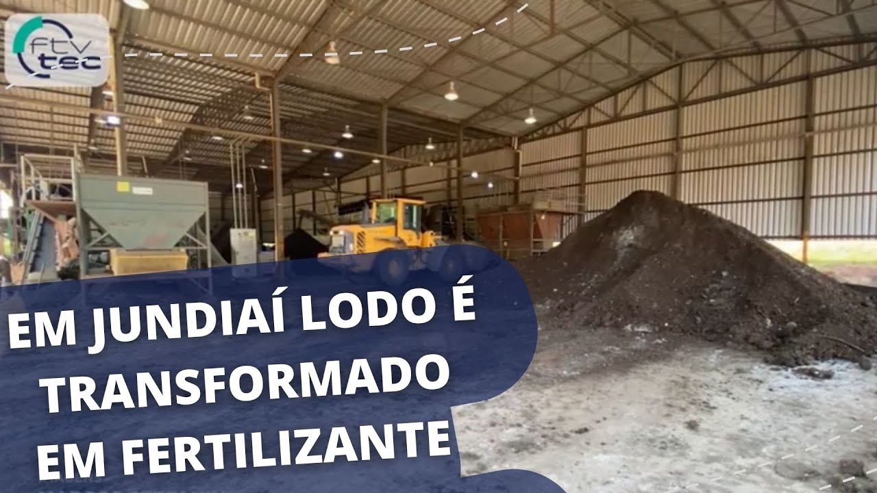 Em Jundiaí, lodo de esgoto é transformado em fertilizante e empregado na agricultura