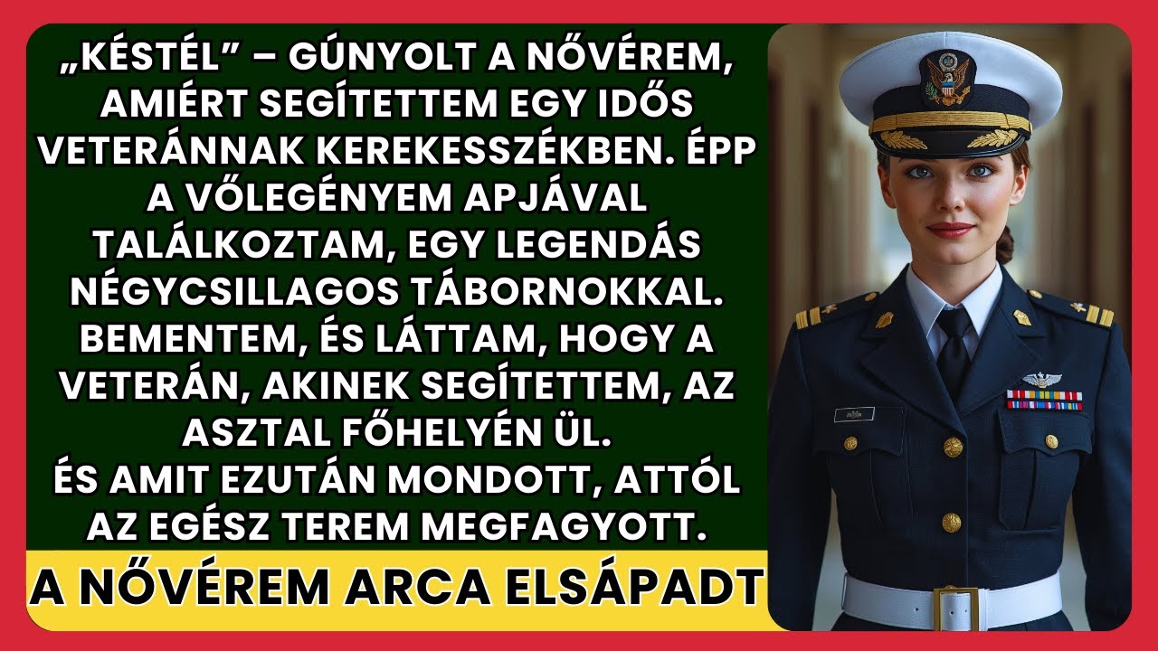 Nővérem gúnyolt, hogy késtem — majd lefagyott, mikor a segített férfi a vőlegényem apja volt.