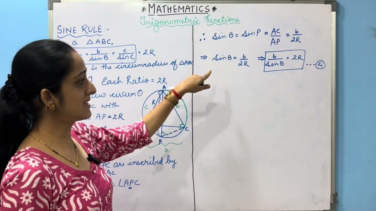 Sine Rule (Trigonometric Function) Class 12th #12thclass #maths #mathematics #trigonometry 