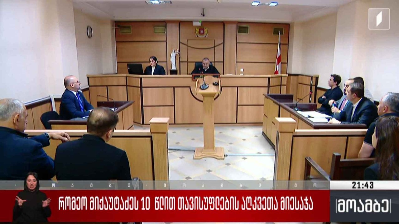 მიქაუტაძეს 10 წლით თავისუფლების აღკვეთა მიესაჯა