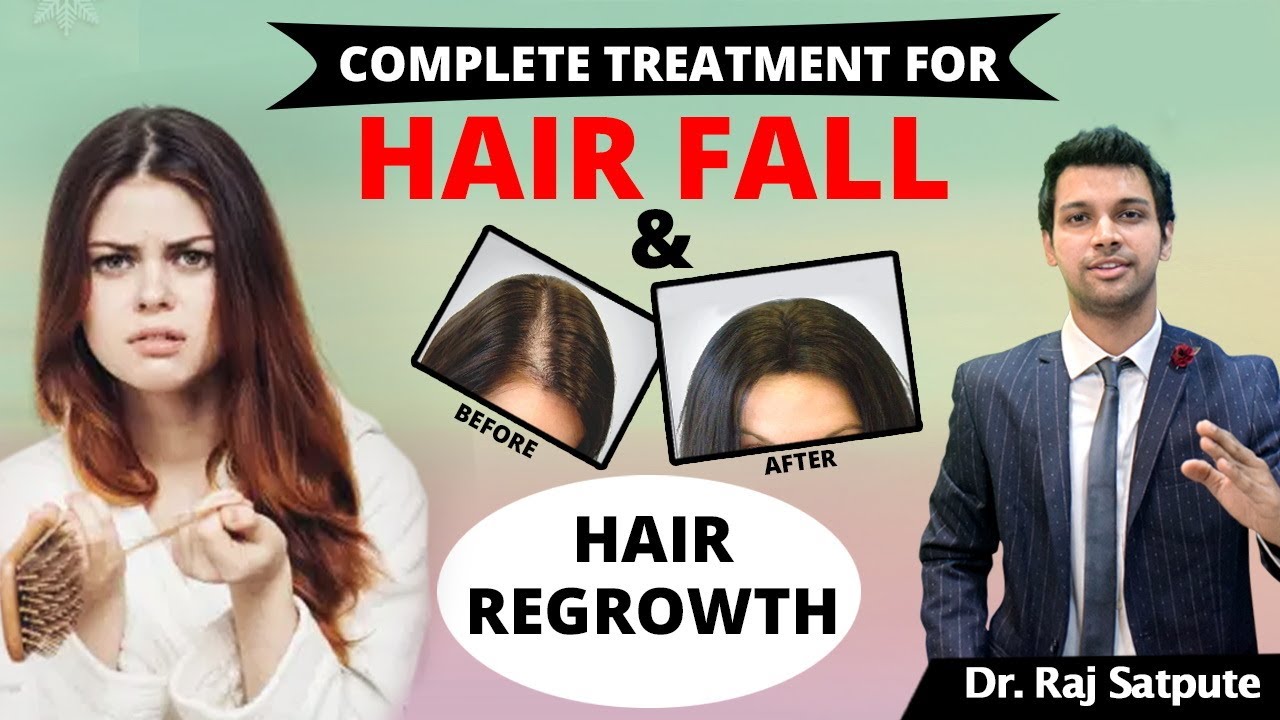 Complete Treatment To Stop Hair Fall Naturally & Regrow Hair Faster For Men & Women 100% Guaranteed