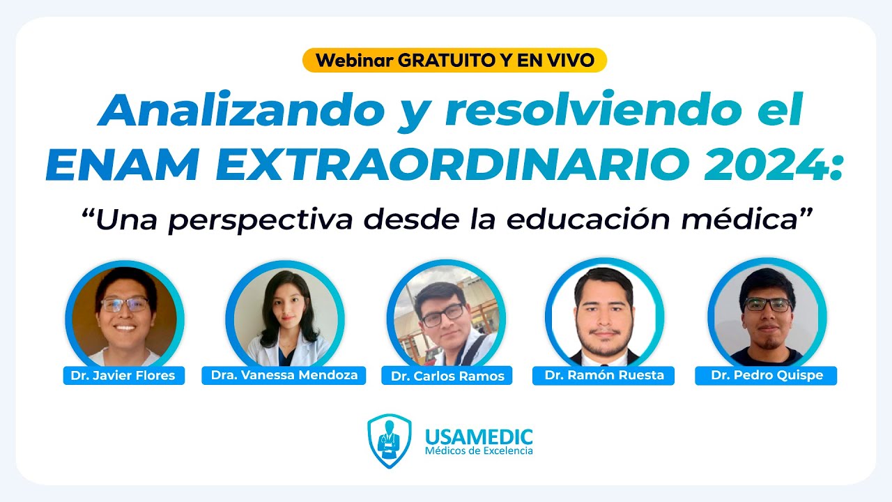 Analizando y Resolviendo el ENAM EXTRAORDINARIO 2024