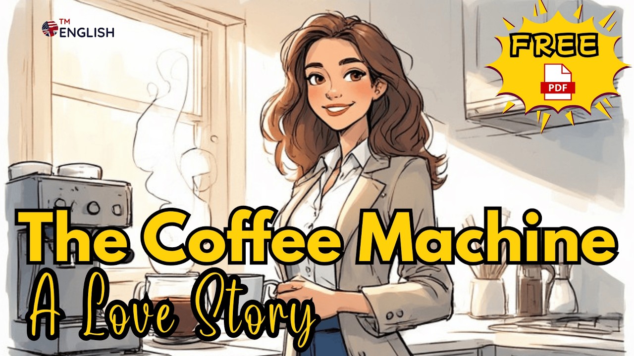 Learn English Through Story: The Coffee Machine (A Love Story) + Free PDF