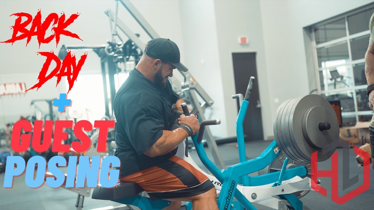 Back Day | Lee Labrada Classic Guest Posing | Hunter Labrada