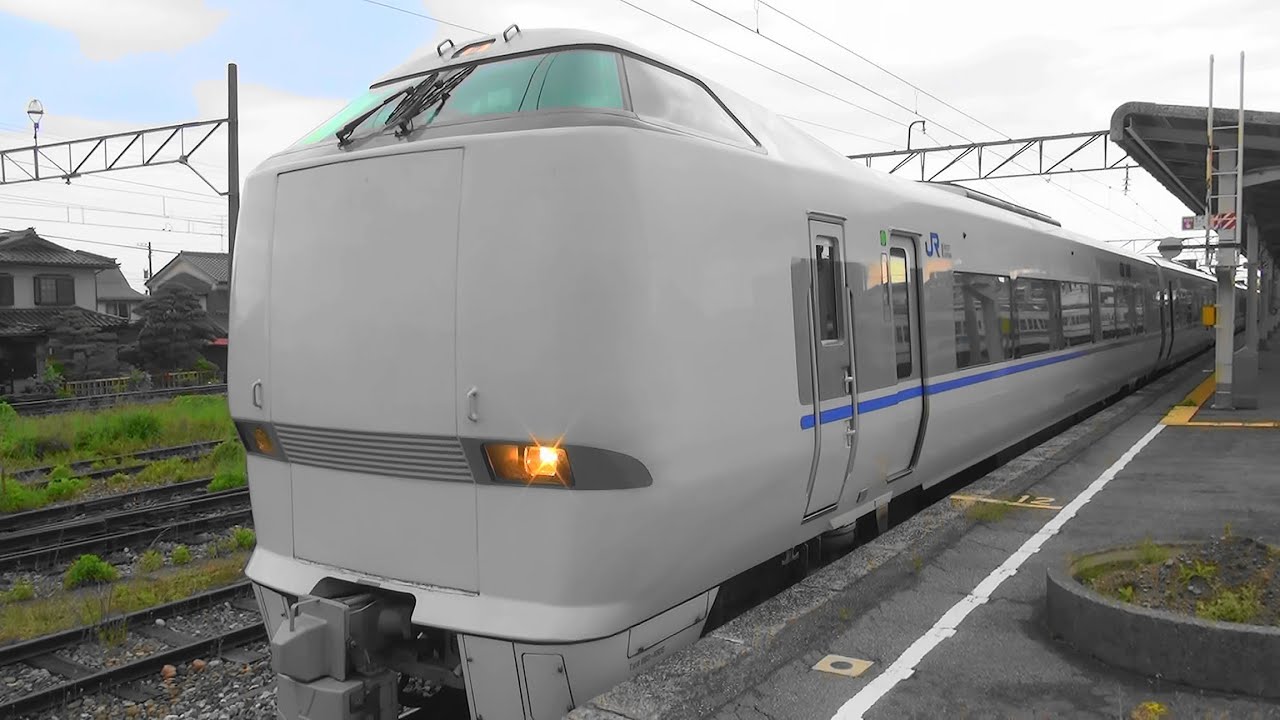 JR西日本683系4000番台 魚津駅始発7時8分発特急サンダーバード10号大阪行き