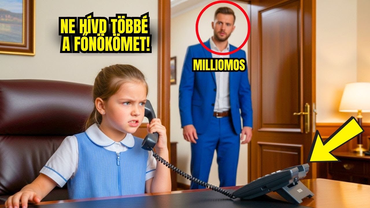 „Ne hívd többé a főnökömet!” – A milliomos látta, hogy a takarítónő lánya felveszi a telefont, és ha