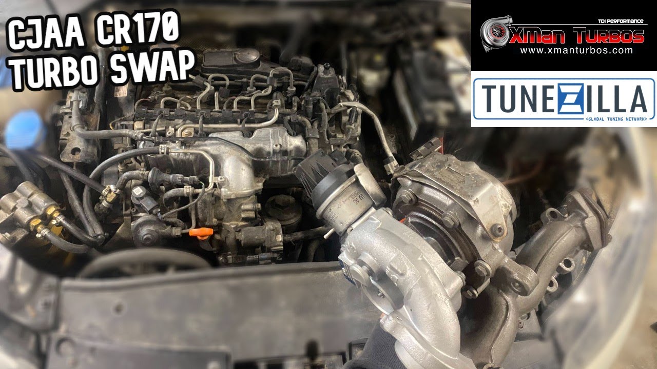 CJAA TDI Big Turbo time: Xman Turbos CR170 Hybrid & Tunezilla Stage 3