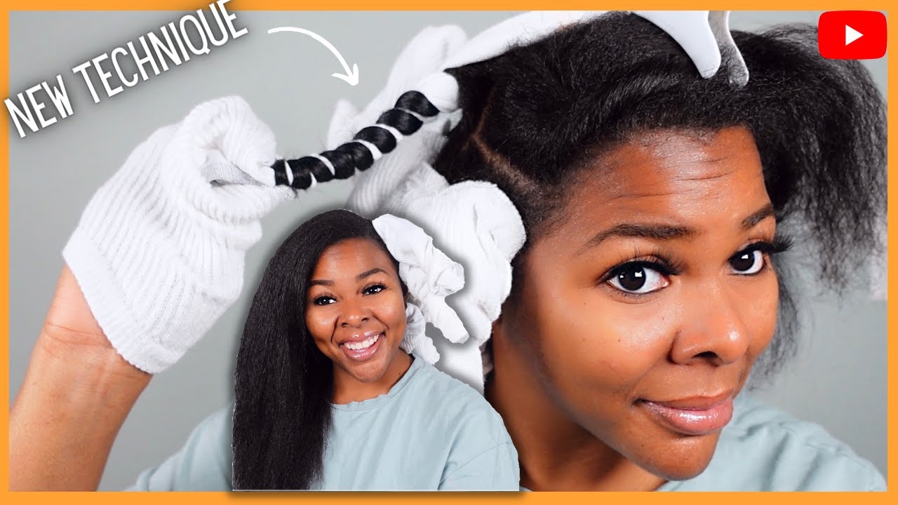 HEATLESS SOCK CURLS ON NATURAL HAIR | This Way Works BEST!!!