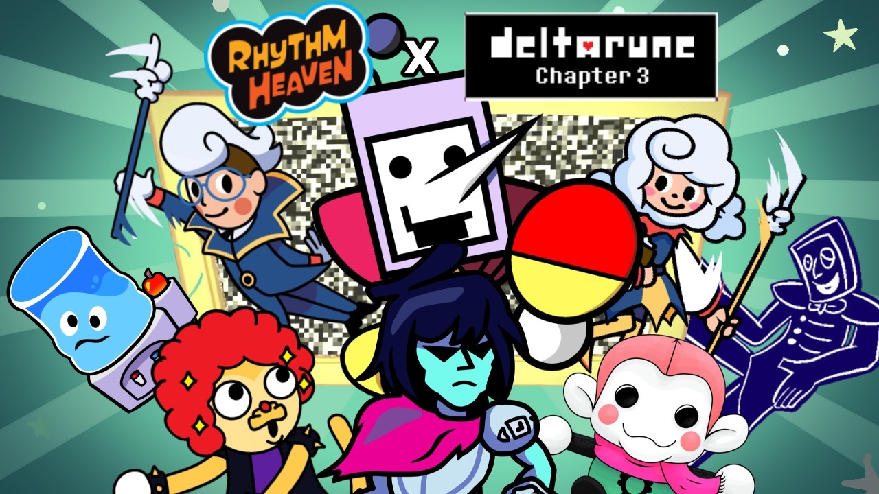 Rhythm Heaven Custom Remix Collab: DELTARUNE Chapter 3 MEDLEY - As Seen on TV!