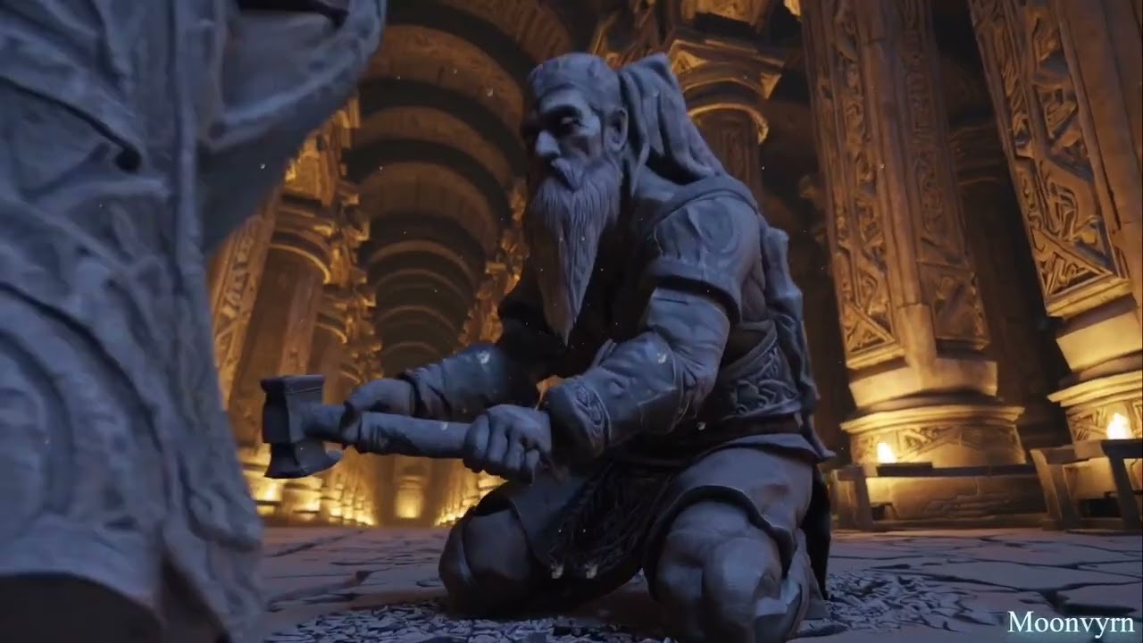 Zirak Tercano ⚒️ Stone Carving Song | Moonvyrn