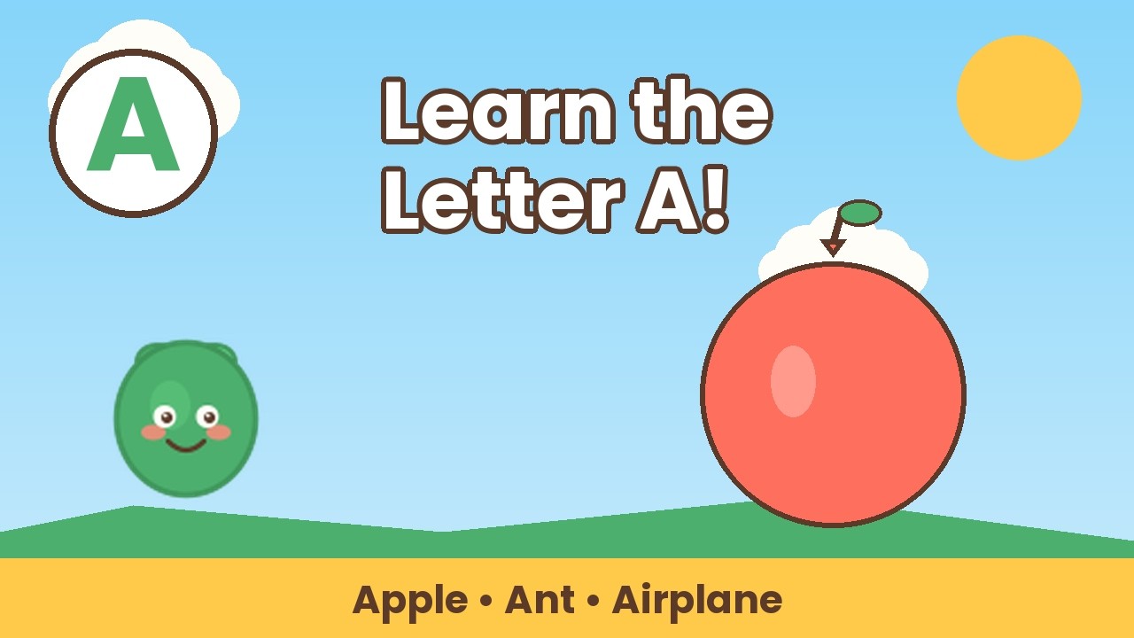 Learn the Letter A! 🍎 ABC for Toddlers | Sprout & Learn