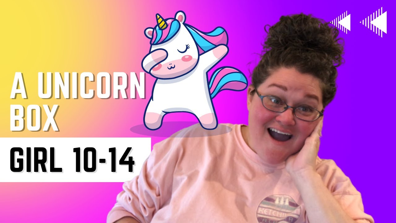 Unicorn Unboxing for Operation Christmas Child Girl 10-14