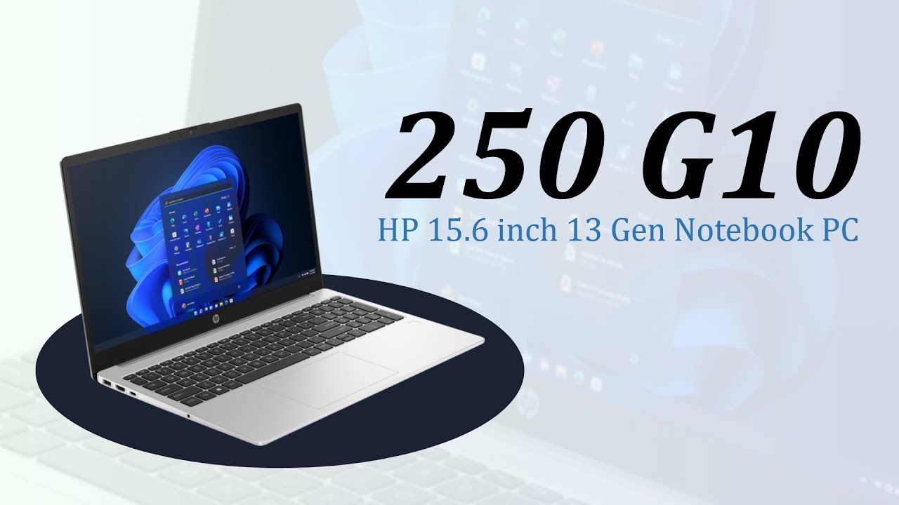 HP 250 G10 a versatile & powerful laptop designed to meet the need of professionals & students alike