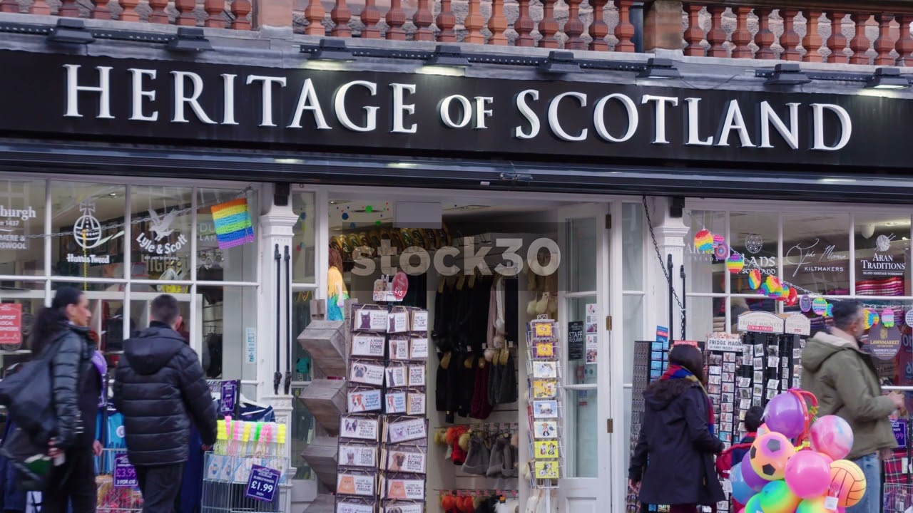 Heritage Of Scotland Gift And Souvenir Shop In Edinburgh, UK