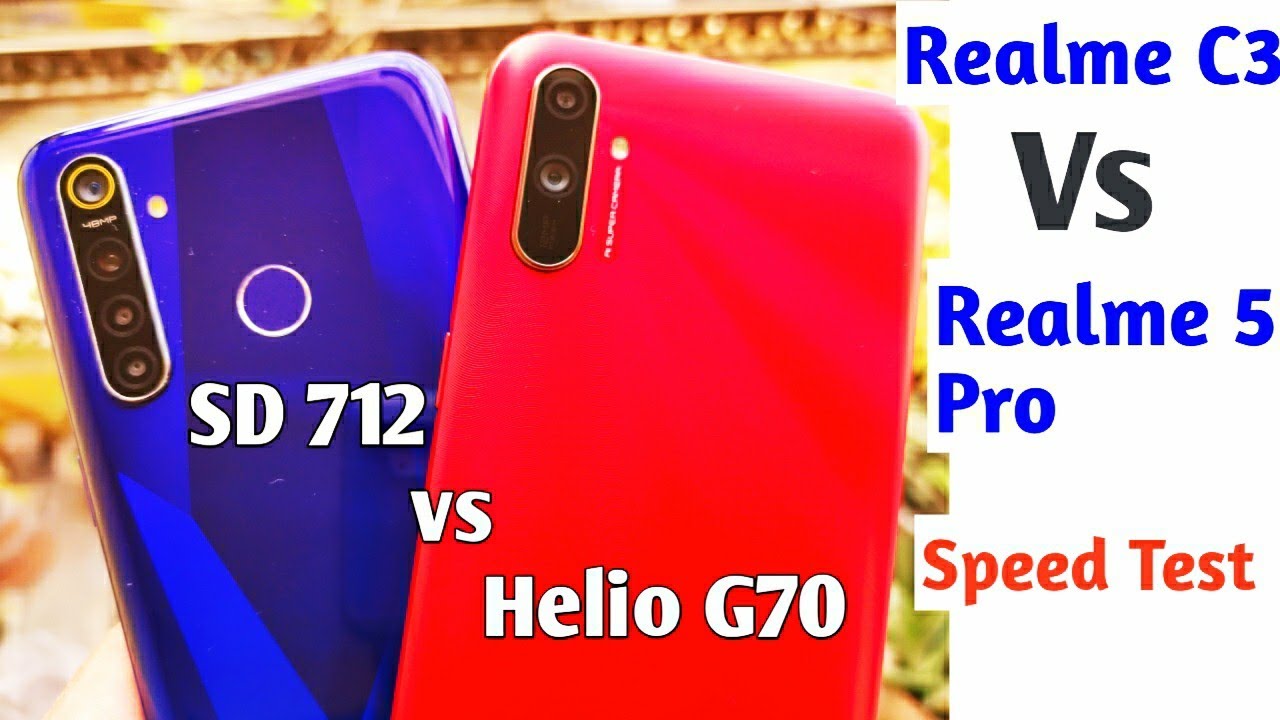 Realme C3 vs Realme 5 Pro | Speed Test!!!