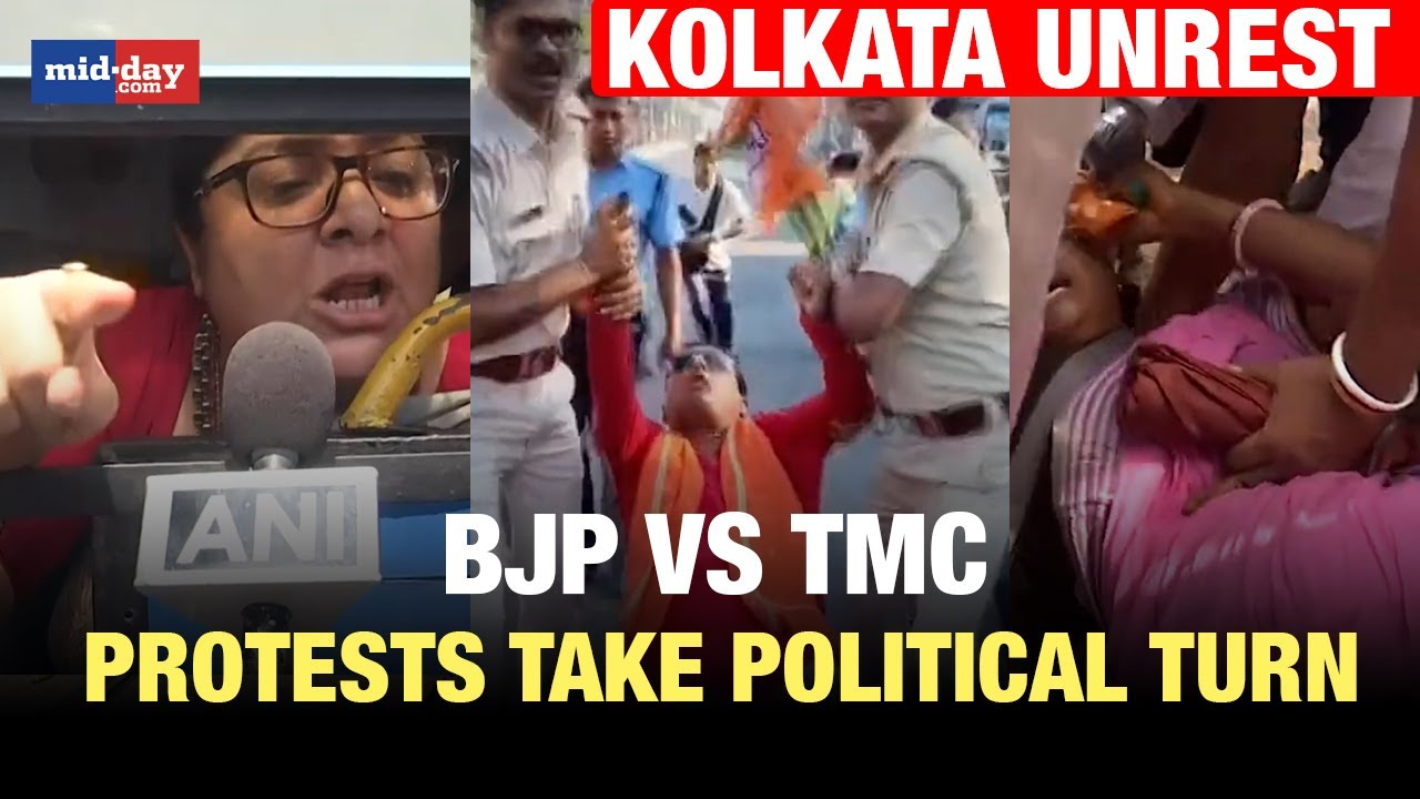 Kolkata unrest: Protest takes a political turn, TMC holds counter protest after BJP's Bengal Bandh