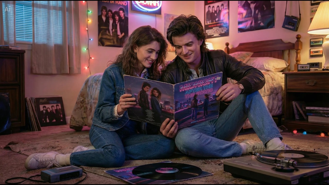 Midnight After the Static | Love After the Chaos | Retro Synthwave Love Story