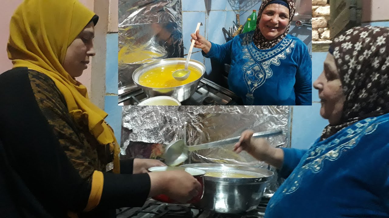 تسيح الزبدة البلدى الفلاحى بالميه اه بالميه اقسم بالله الطريقه دى هتعتمديها على طول من ايد ست الكل