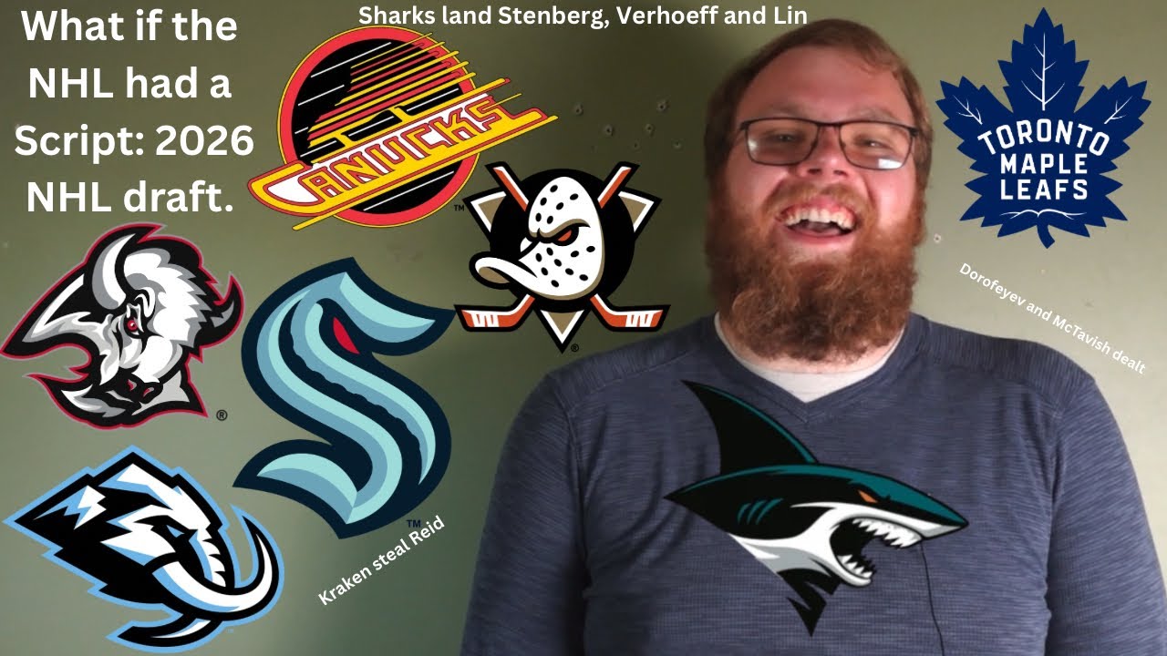 What if the NHL had a script, the Draft: Sharks stun by taking 3, NYR get Dorofeyev, ST.L McTavish.