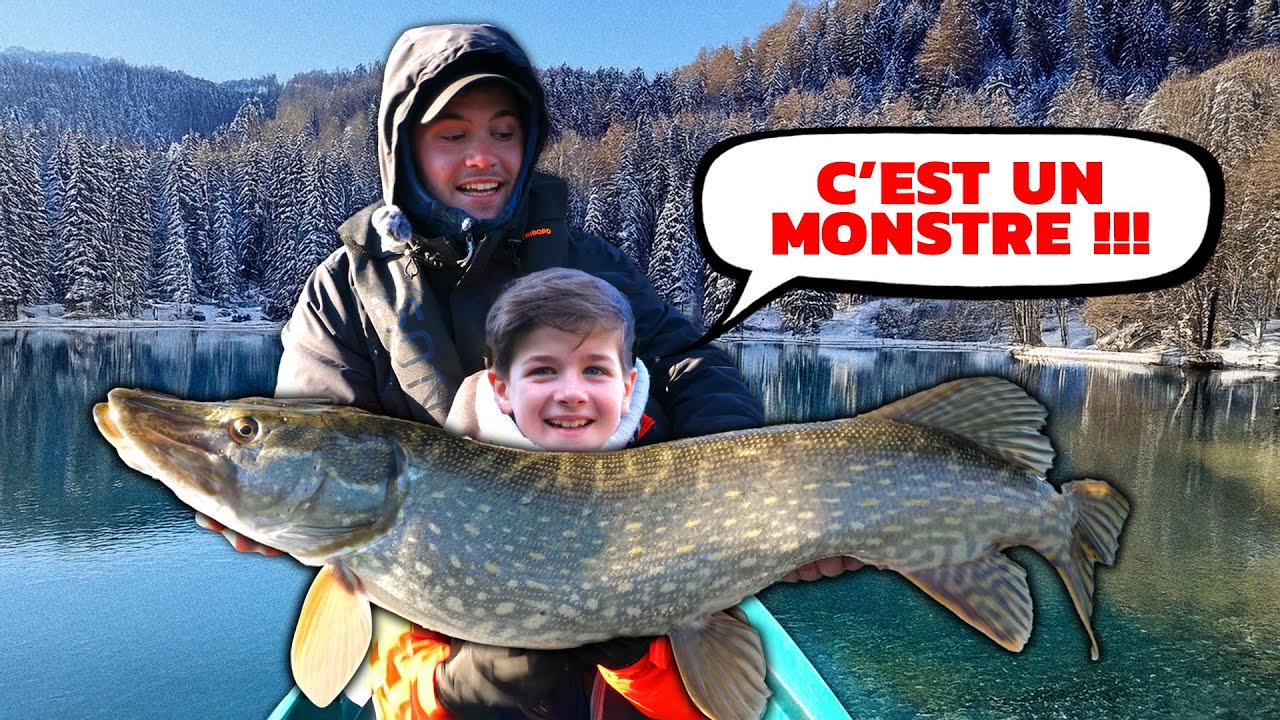 Je Pêche avec le Champion de France pour attraper le Plus Gros Brochet de ce Lac Alpin !!