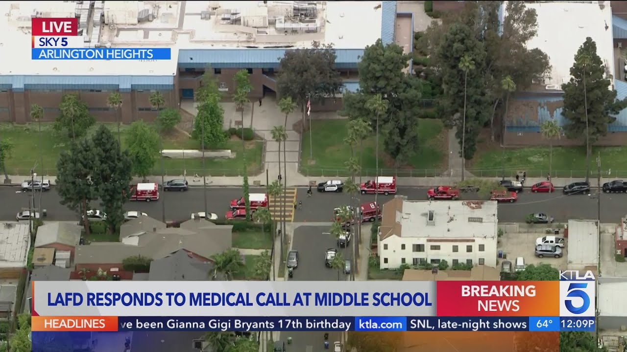 Authorities respond to possible overdoses at L.A. middle school
