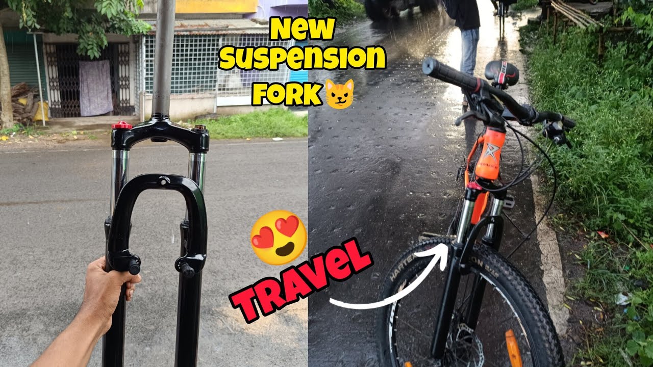 new cheapest and best suspension fork 😼 !!kkt riderz!!