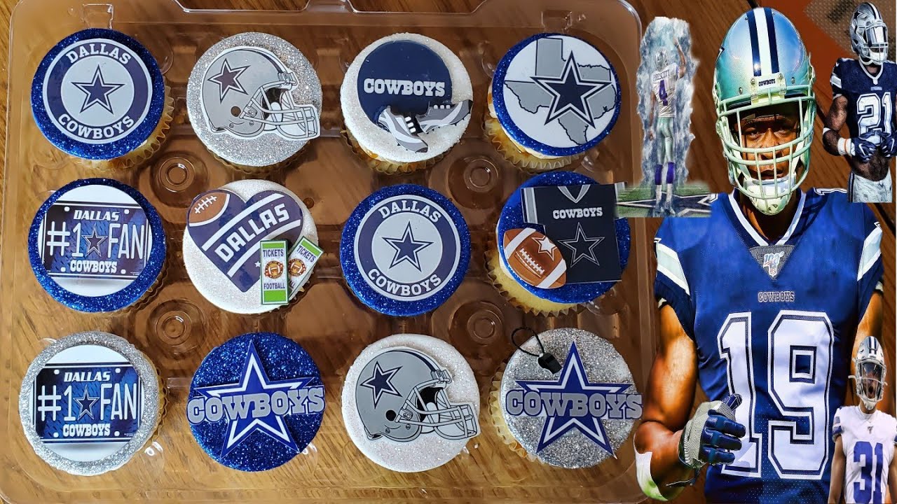 Cowboys Them Cupcake Toppers (Super Easy)